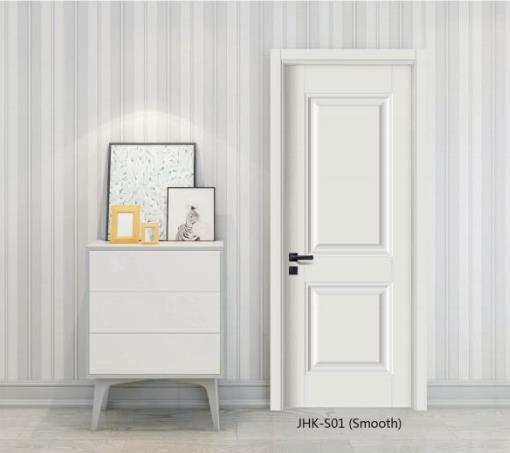 smooth white primer door