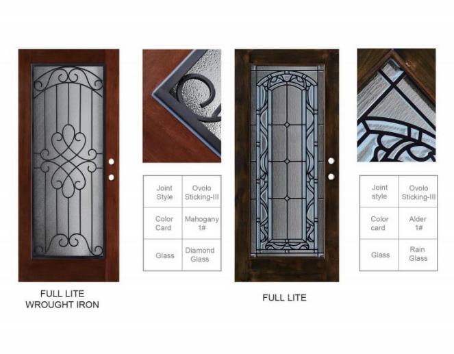 Solid wood door