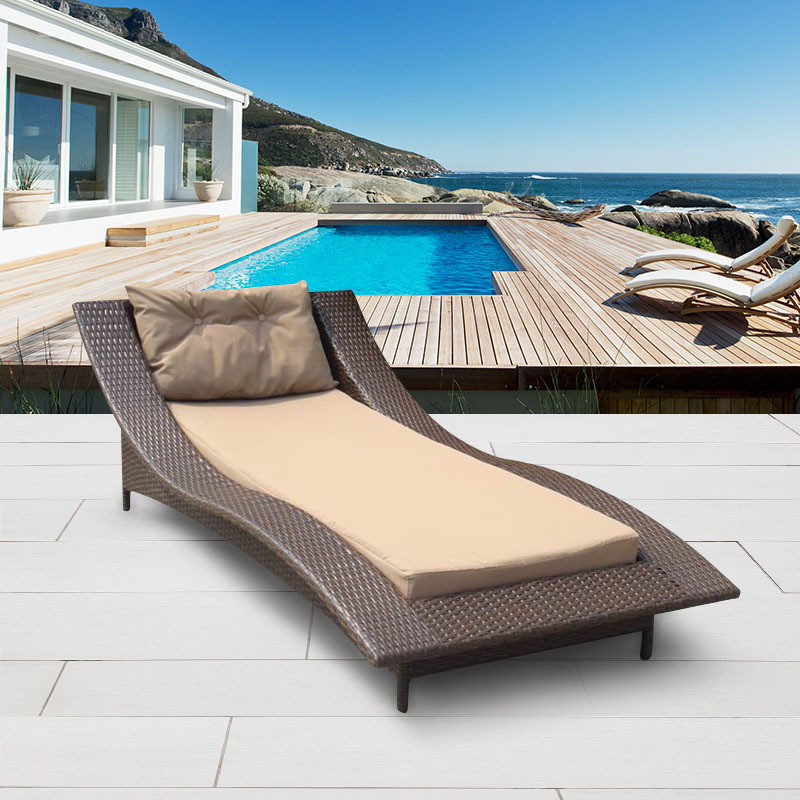 Rattan Sun Lounger