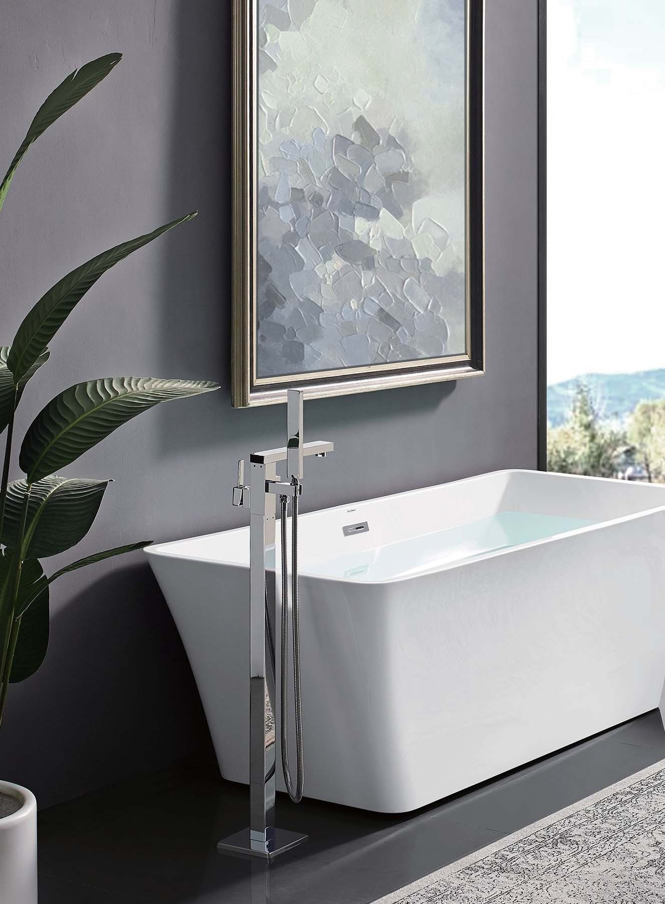 Floor Standing bathtub faucet